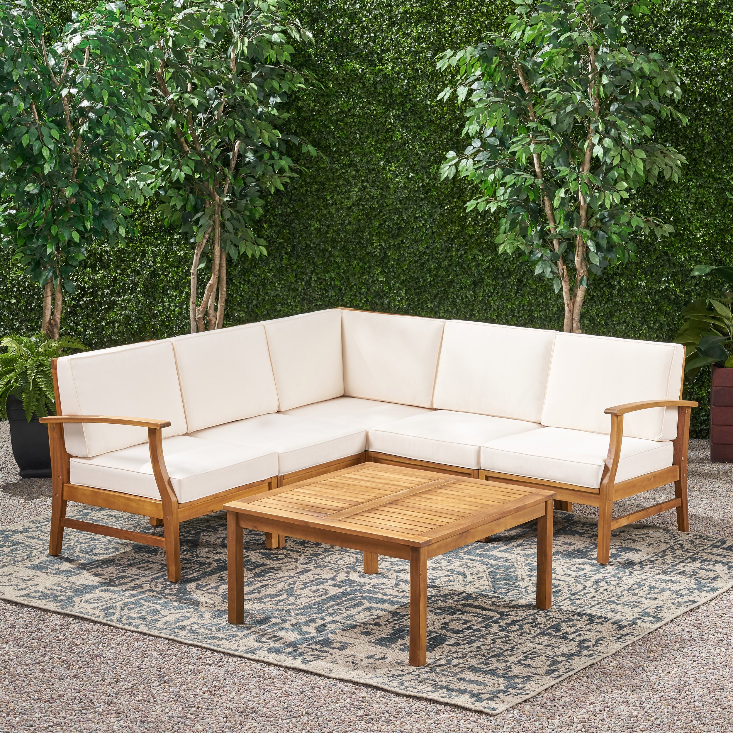 Capri 6pc Outdoor Sofa Set w/ Cushions