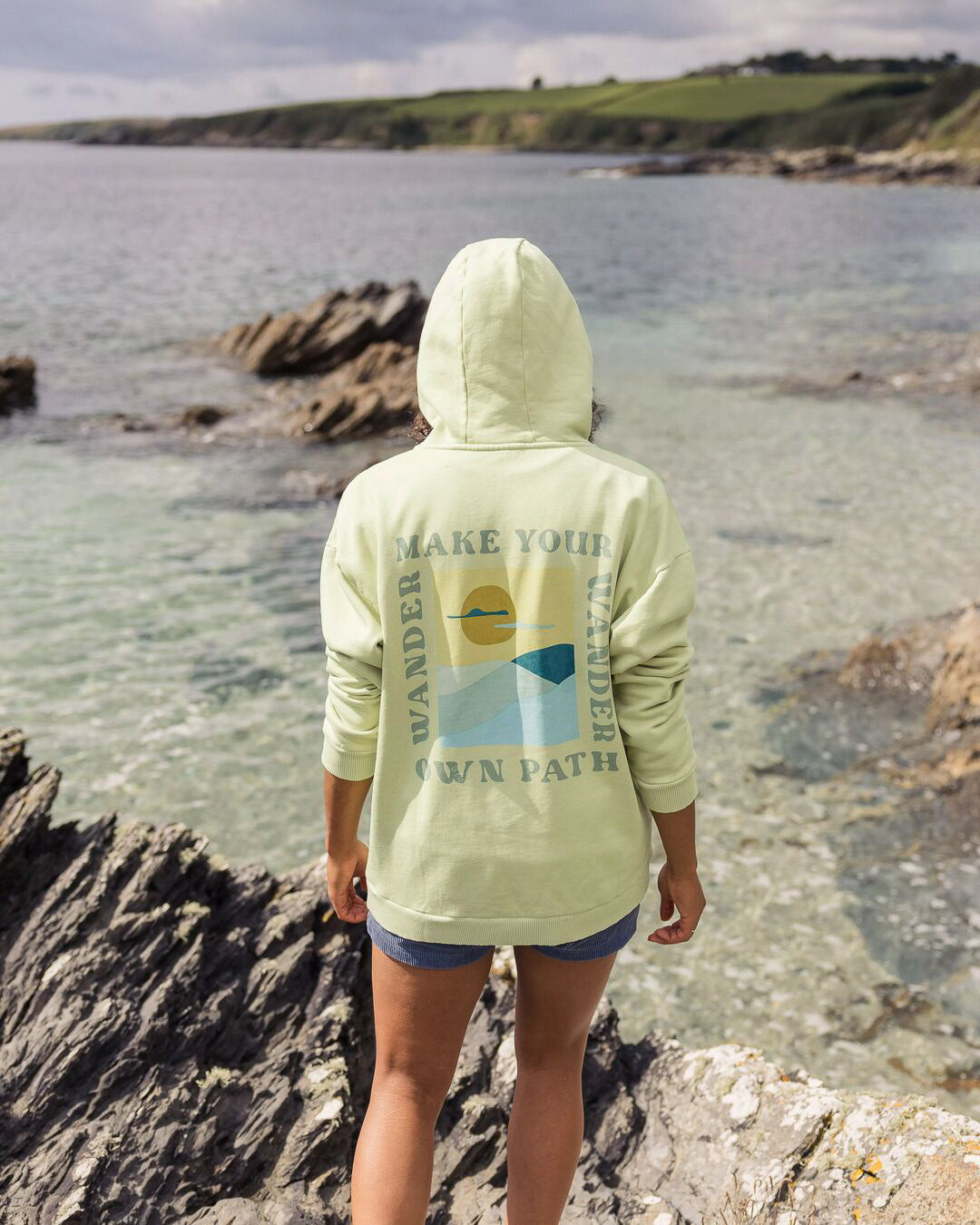 Dreamer Recycled Cotton Hoodie - Tender Greens