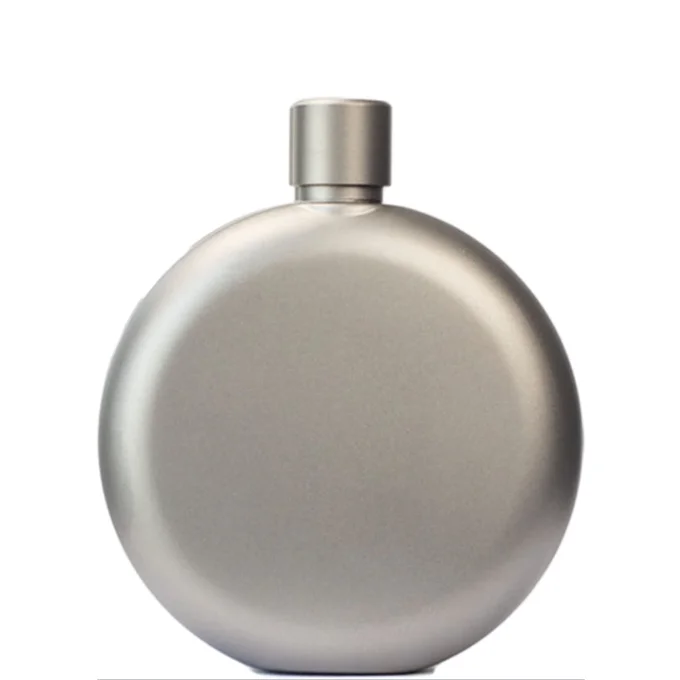 Fashion Hiking Traveling titanium Hip Flask titanium wine flagon