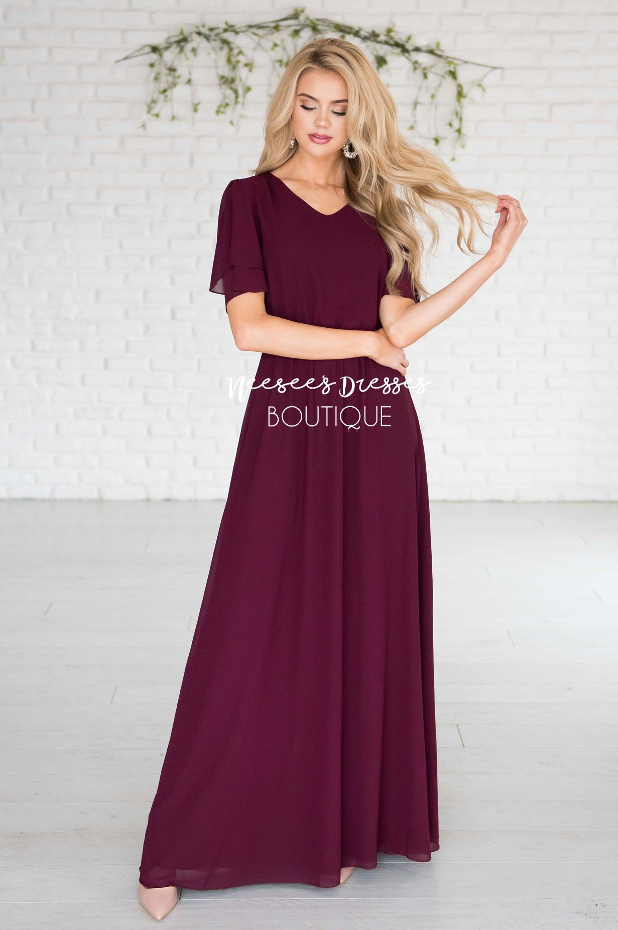 The Chloe Chiffon Maxi Dress