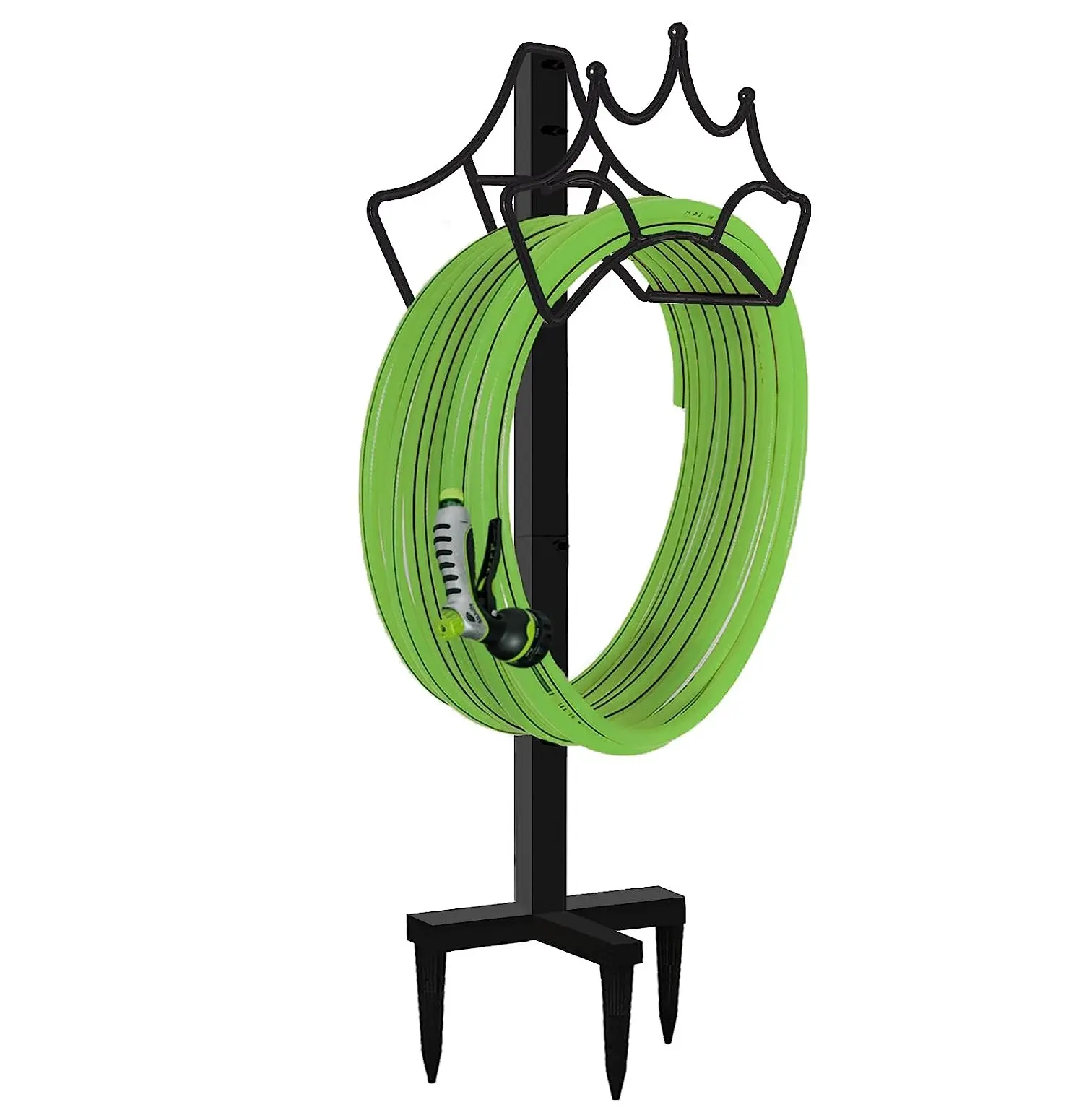 Garden Hose Holder Freestanding Water Hose Pipe Holder Heavy Duty Hose Hanger high Quality Wrought Iron Stand