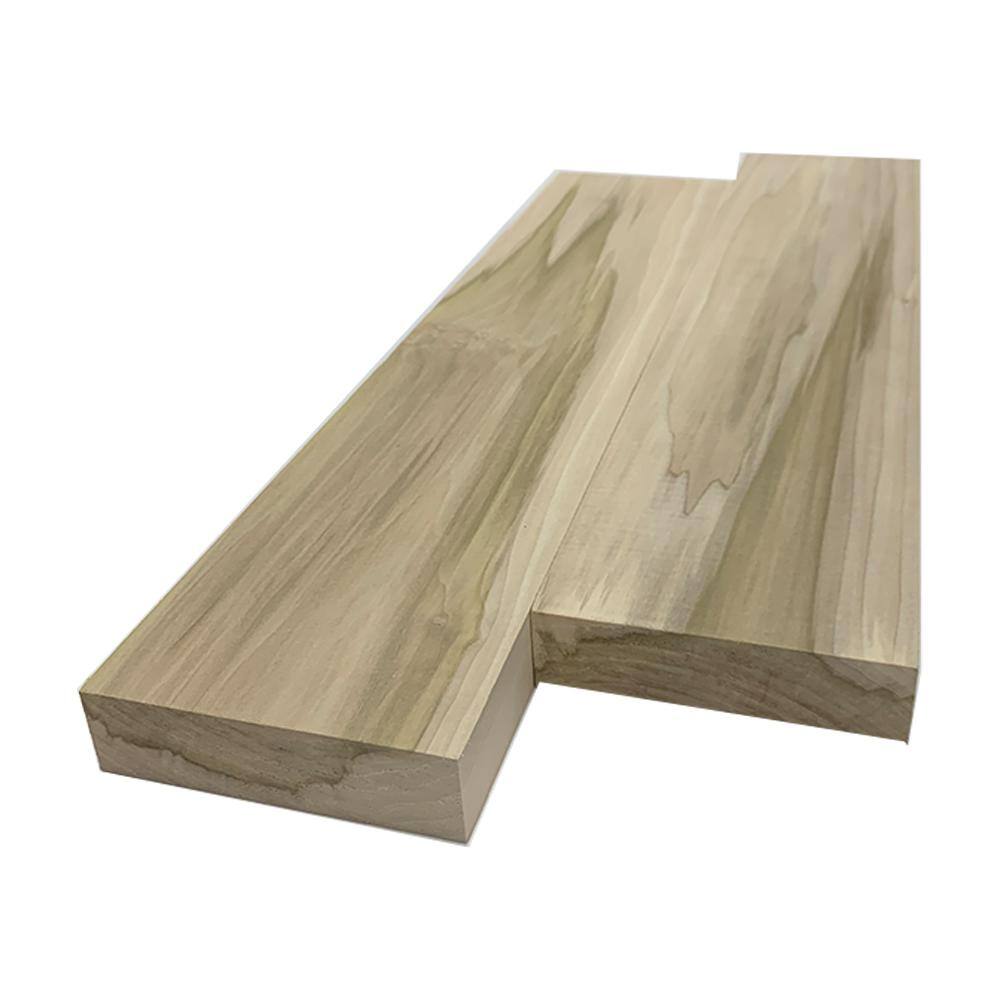 Swaner Hardwood 2 in. x 6 in. x 2 ft. Poplar S4S Board (2-Pack) OL08051624PO