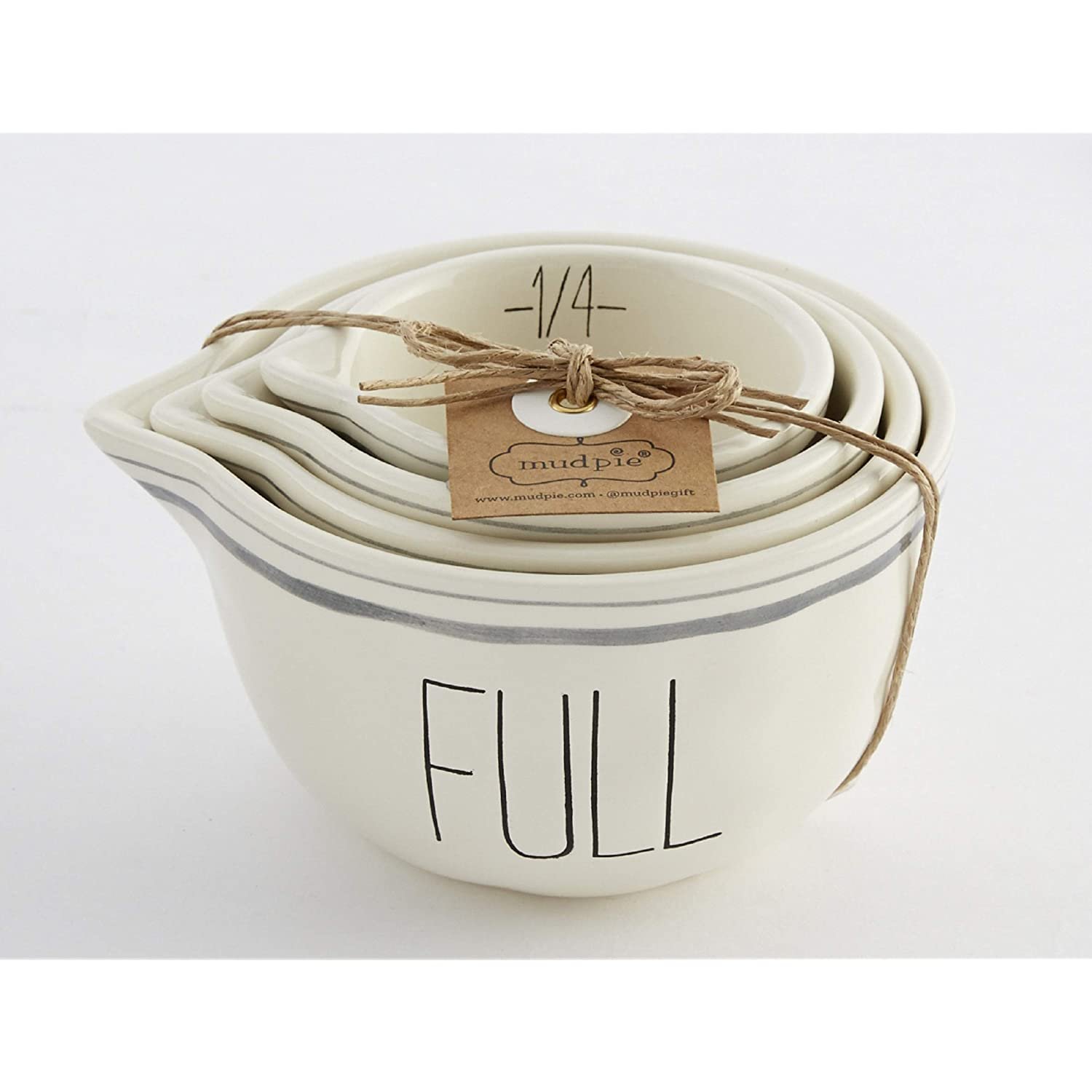 MUD PIE BISTRO MEASURING BOWL SET