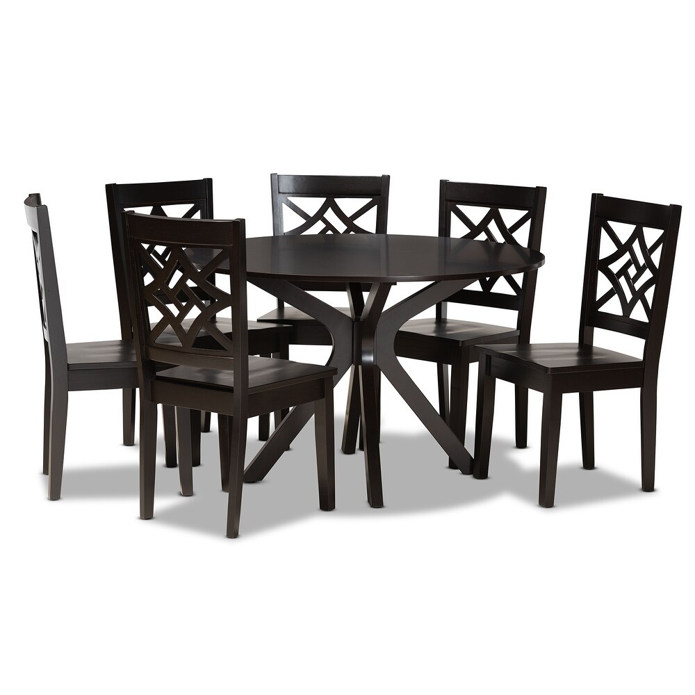 Miela Modern and Contemporary 7 PC Dining Set