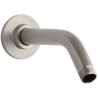 KOHLER 7-12 in. Shower Arm and Flange in Vibrant Brushed Nickel K-7397-BN