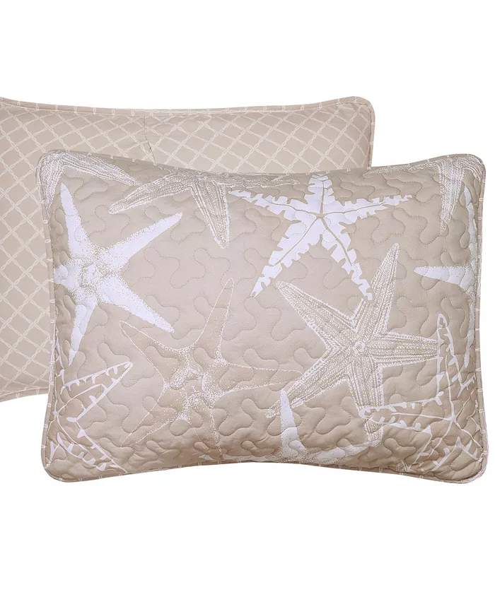 Videri Home Starfish Beach 3 Piece Quilt Set， King