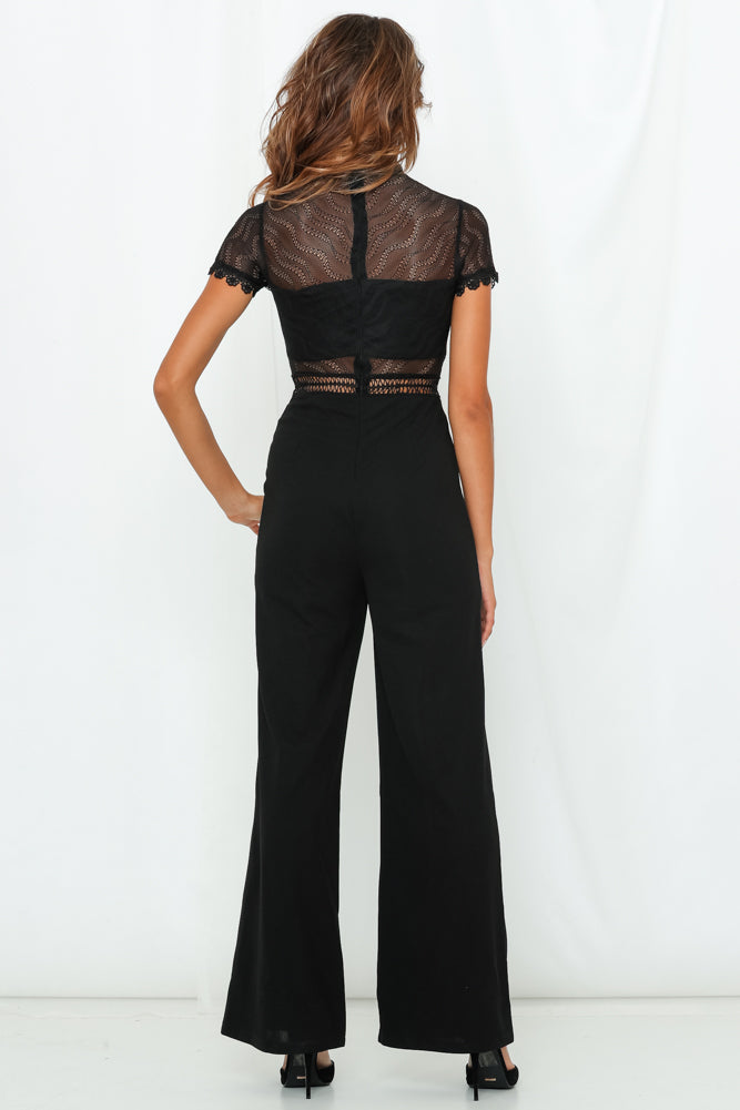 Love Amazes Me Jumpsuit Black