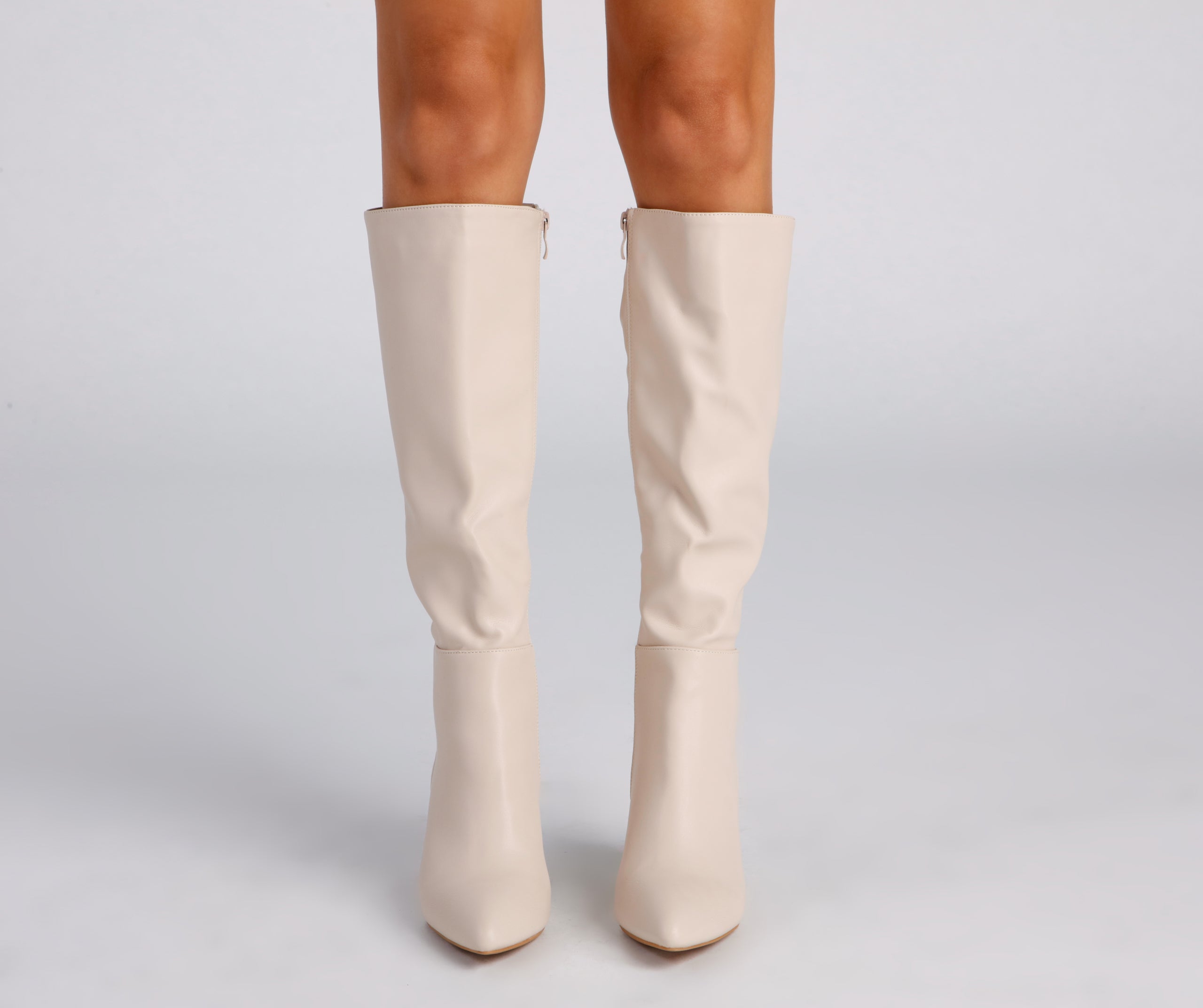 Sleek And Trendy Below-The-Knee Boots