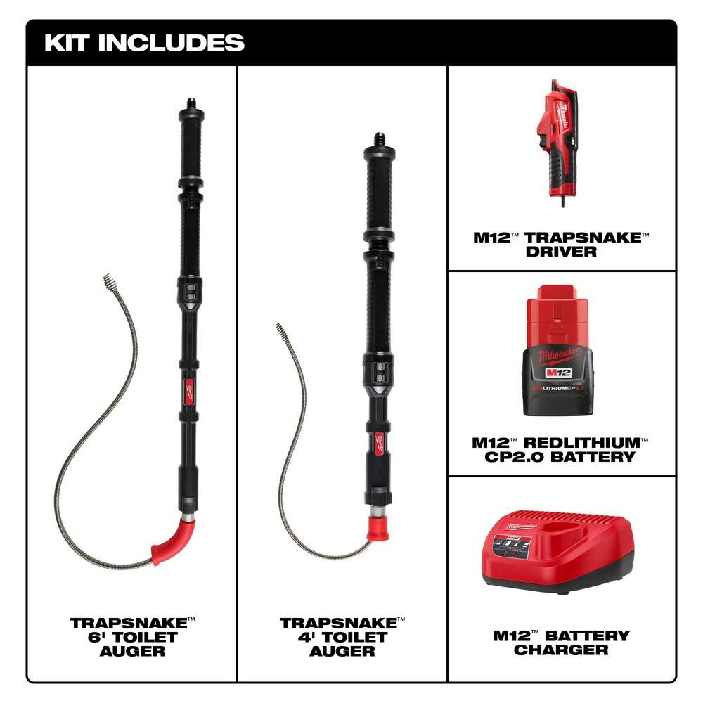 Milwaukee M12 TRAPSNAKE 2 Tool Combo Kit 3577-21 from Milwaukee