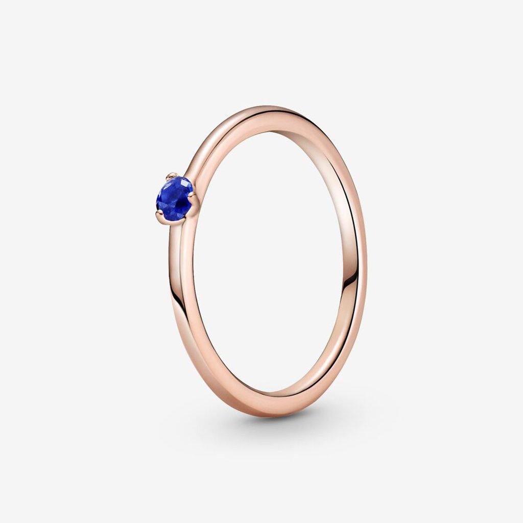 PANDORA  Stellar Blue Solitaire Ring