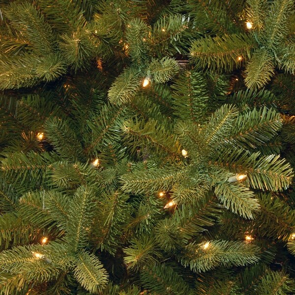 National Tree Company 10 ft. Downswept Douglas Fir Tree with Clear Lights