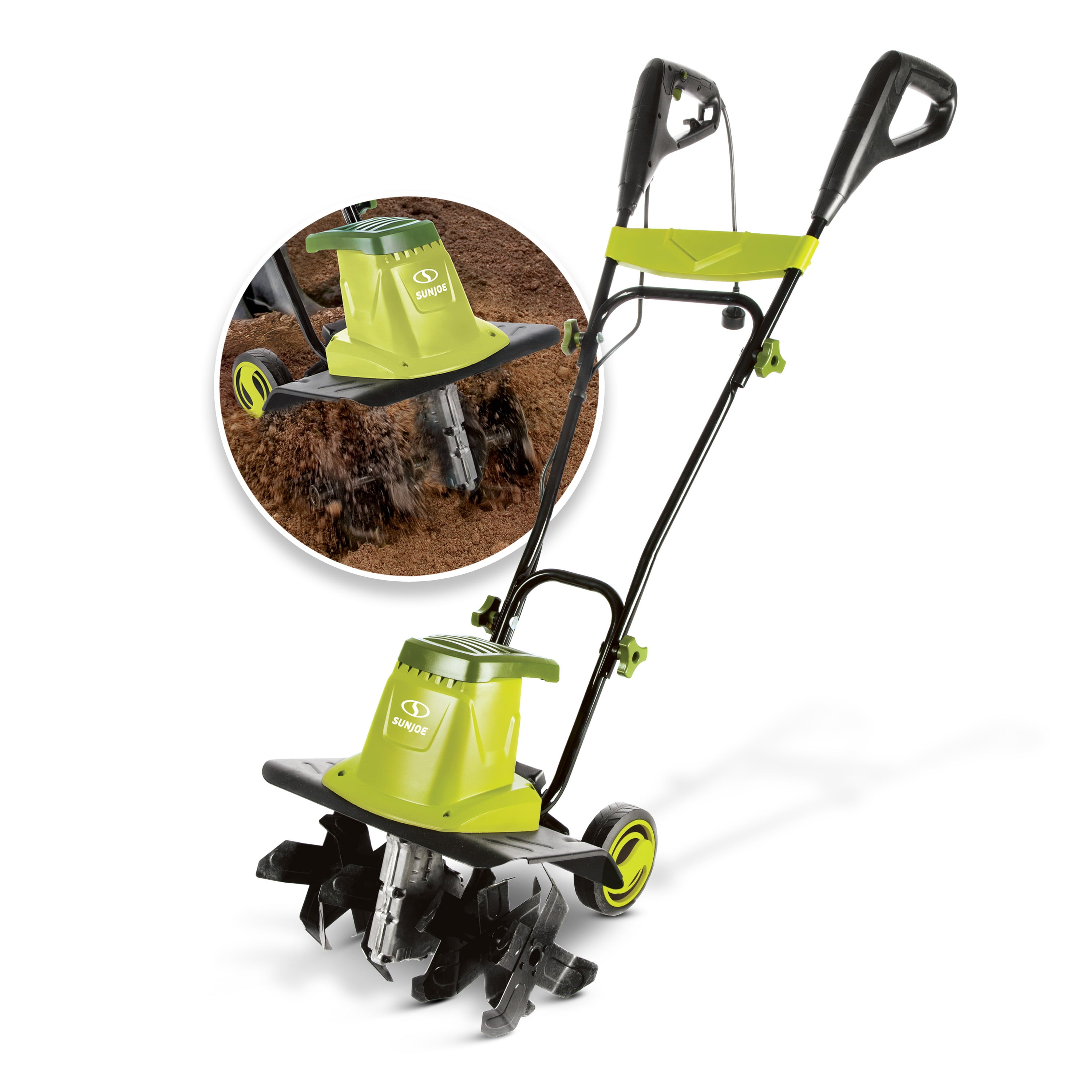 Sun Joe Electric Garden Tiller + Cultivator, 16-inch, 13.5-Amp