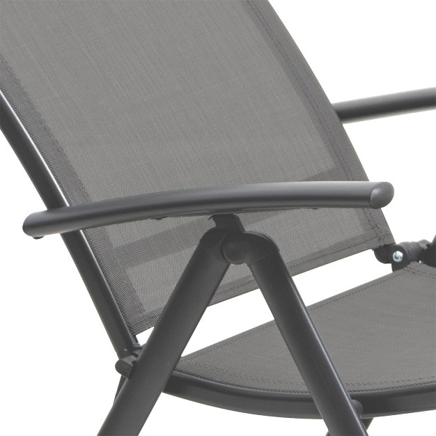 Outdoor Aluminum Folding Adjustable Chaise Lounge Chairs And Table Set Crestlive Products