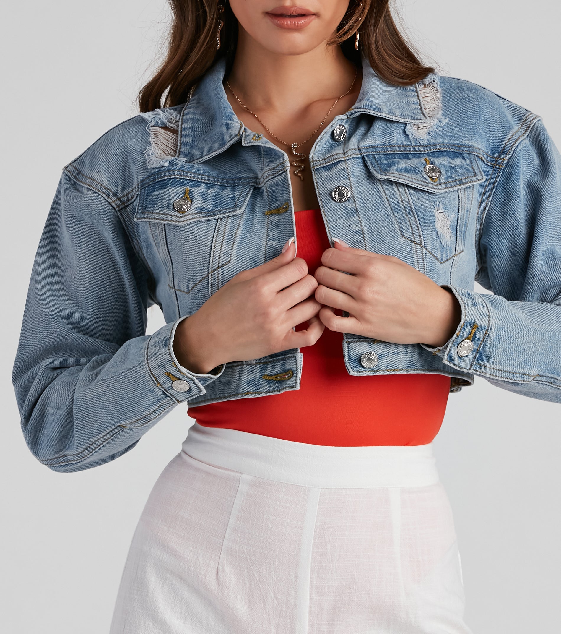 Boardwalk Crop Denim Jacket