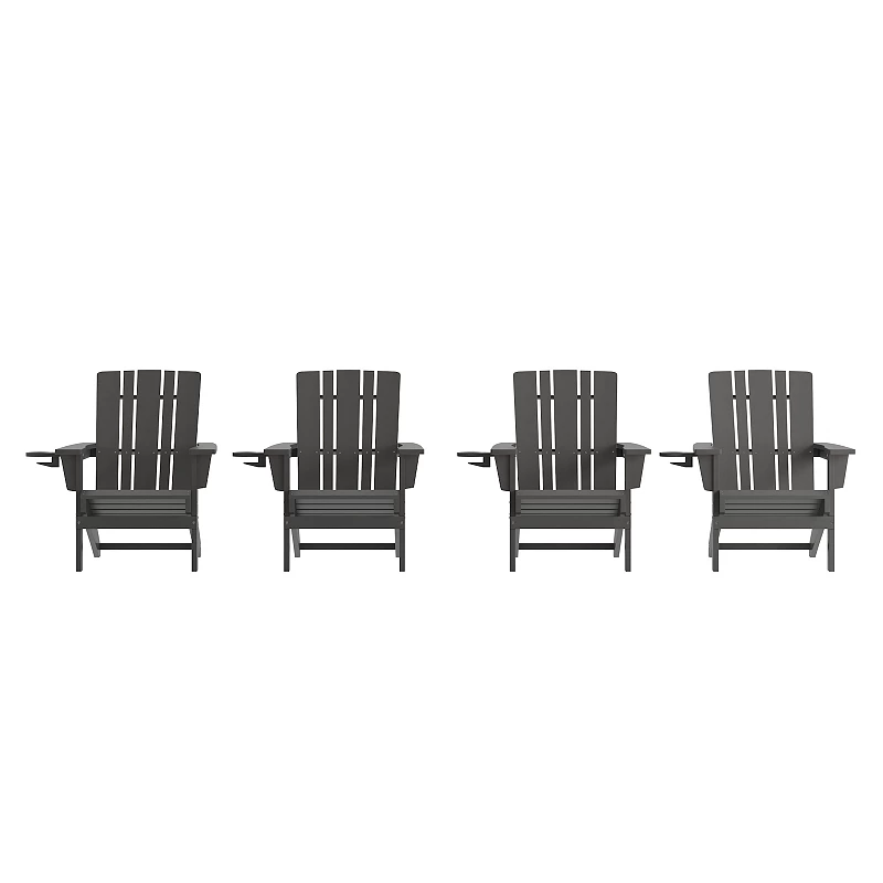 Taylor and Logan Hedley Indoor / Outdoor 4-piece Adirondack Chair Set