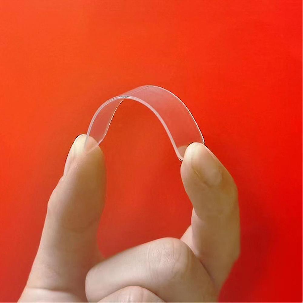 60pcs Removable Magic Nano Adhesive Tape Double Sided Traceless Washable Gel