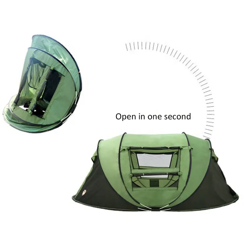 Custom Portable Camping Lightweight Hiking Waterproof Shelter Camping Tents Full automatic Instant Pop Up Tents