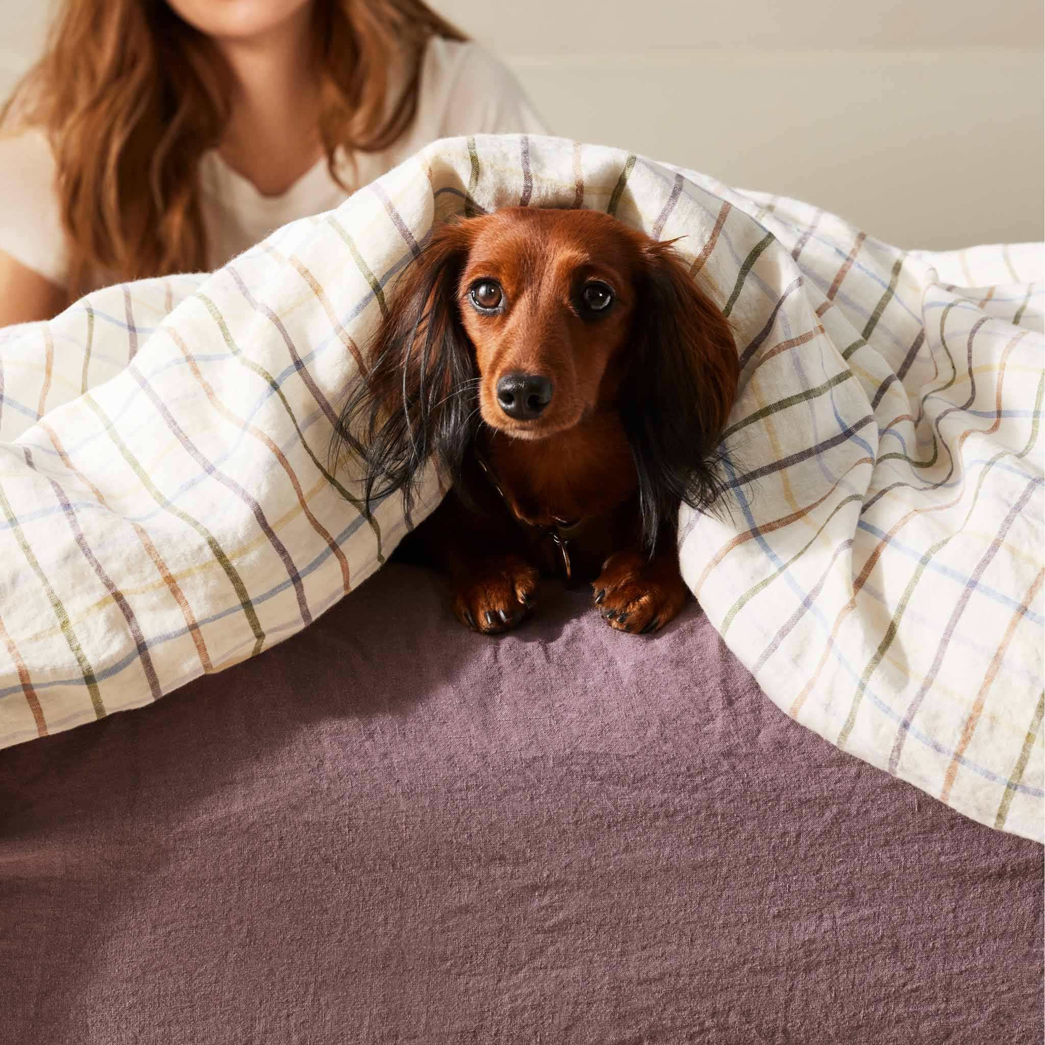 Washed Linen Core Sheet Set