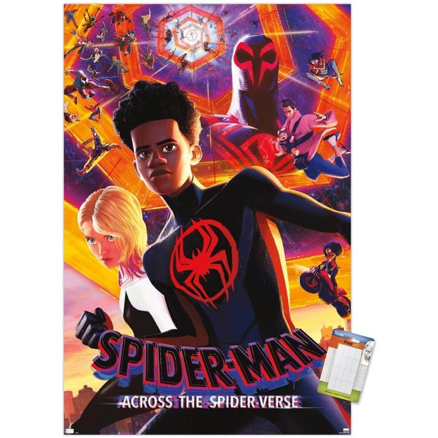 Trends International Marvel Spider man Across The Spider verse Group One Sheet Unframed Wall Poster Prints