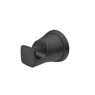 American Standard Glenmere J-Hook Robe Hook in Matte Black 7617210.243