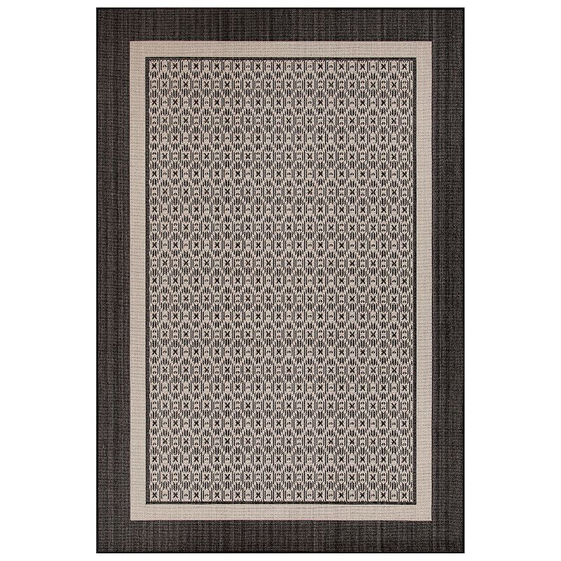 Sonoma Goods For Life® Framed Border Indoor Outdoor Area and Throw Rug