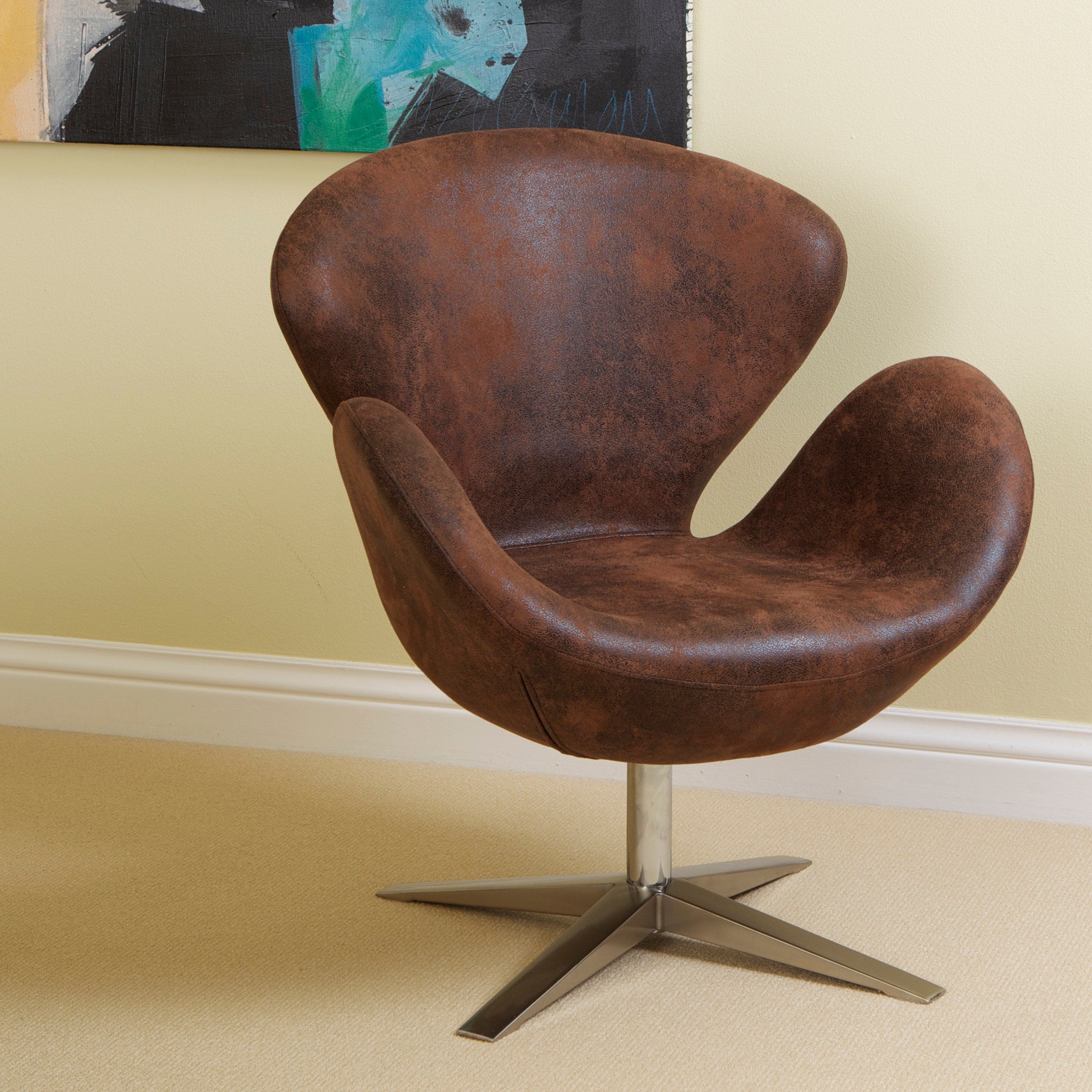 Manhatten Retro Modern Swivel Chair