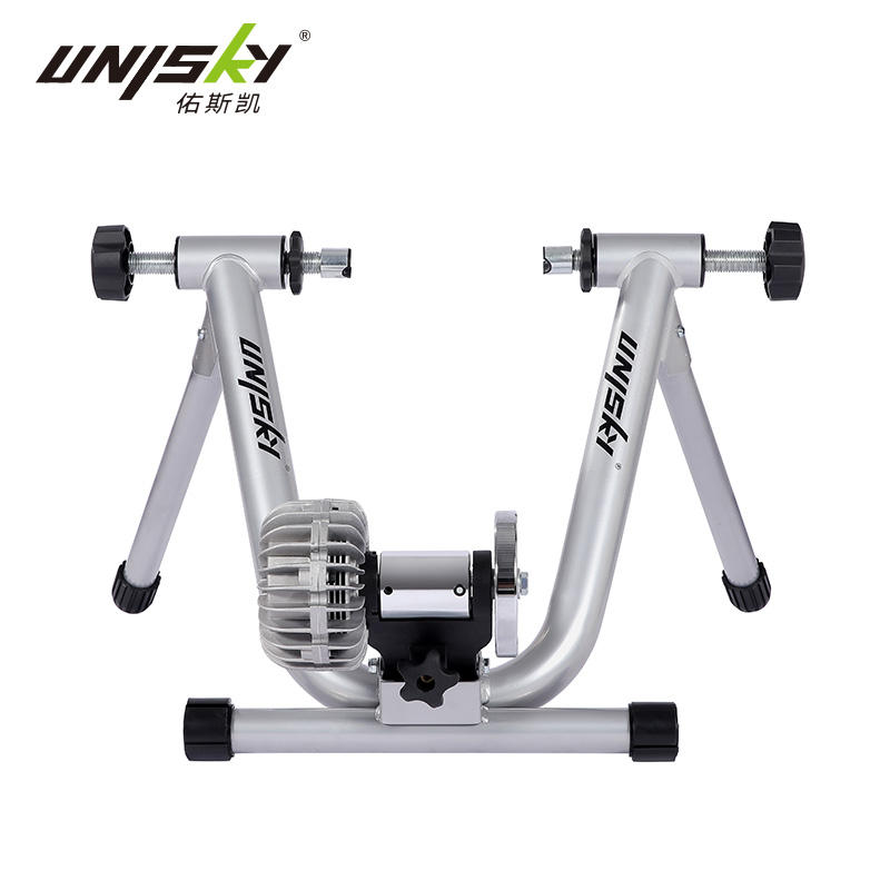 Foldable Steel Material Unisex Home Exercise Bike Trainer Exercise Stand