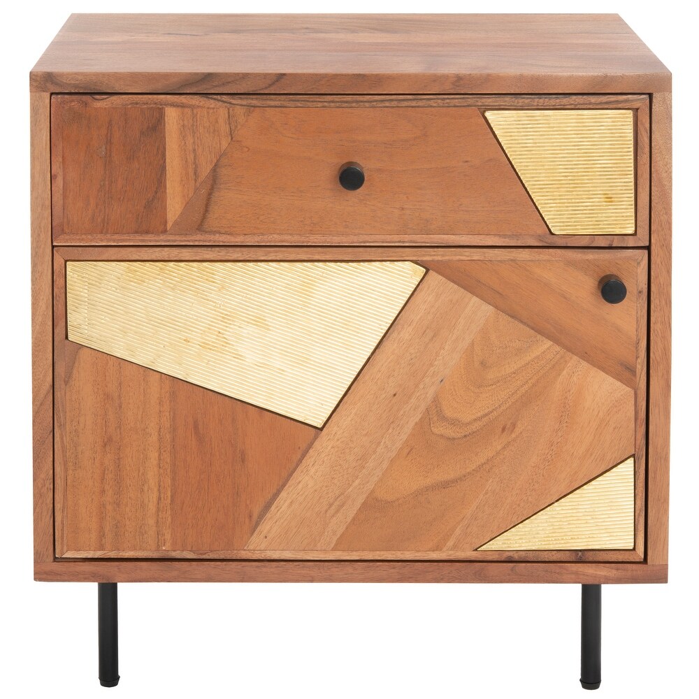 SAFAVIEH Ballard 1 Drawer 1 Door Nightstand