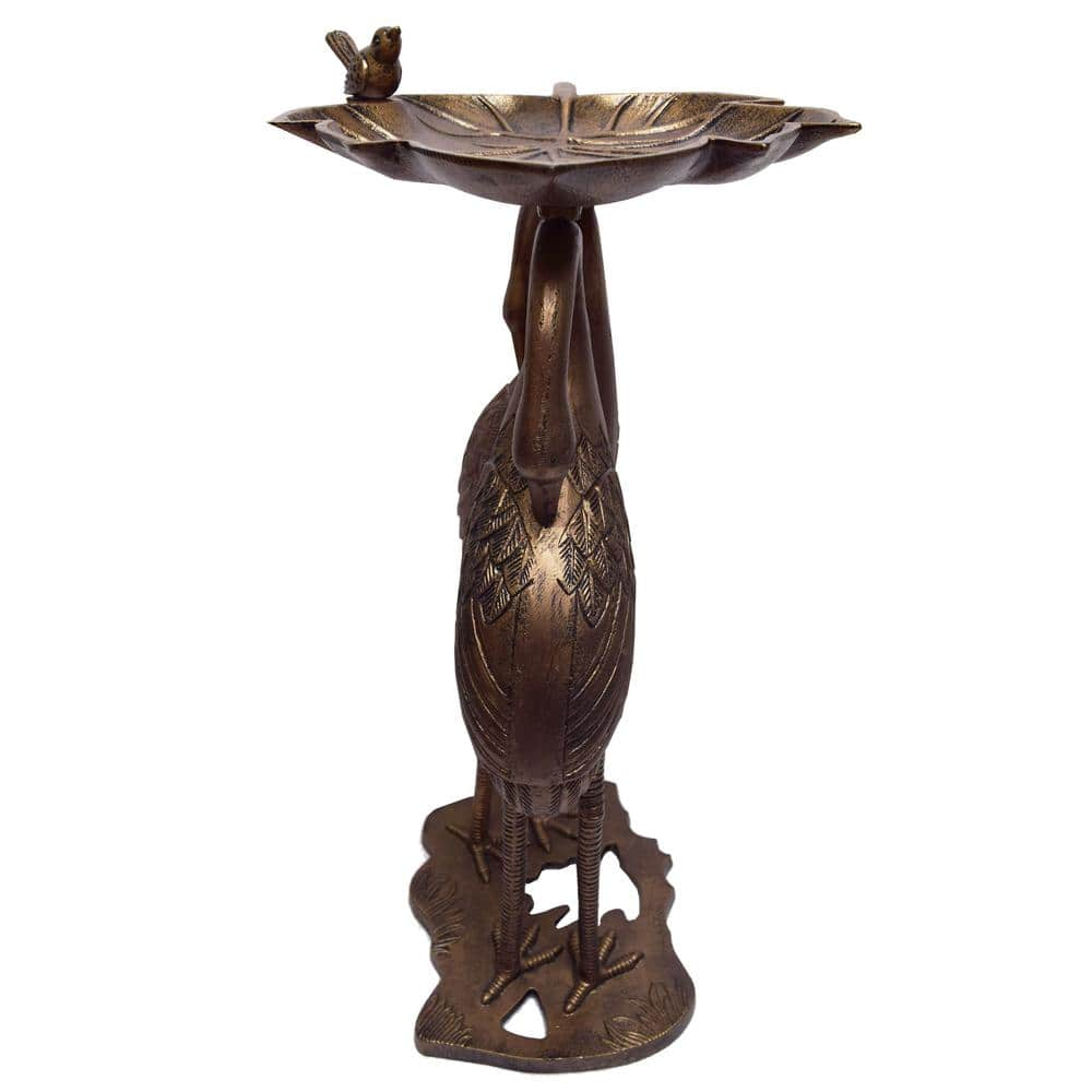 2 Crane Lily Bird Bath HD5608-AB