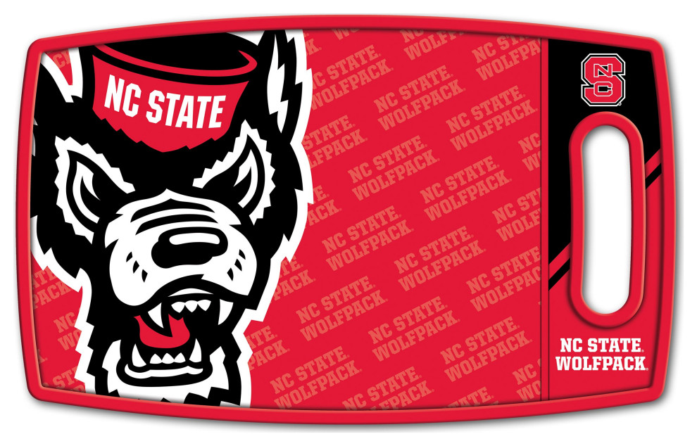 NC State Wolfpack Logo Series Cutting Board   Traditional   Cutting Boards   by StadiumView Products  Houzz