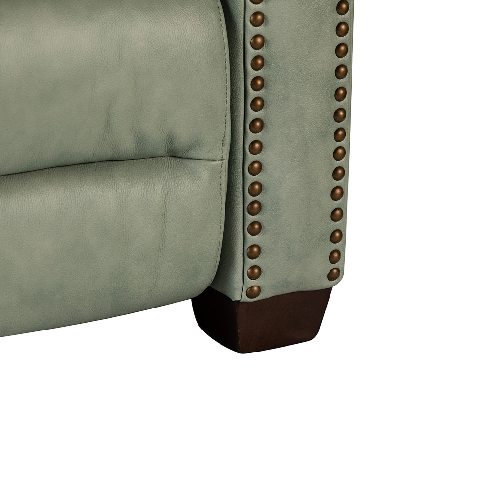 Fernando 31.50 quotW Genuine Leather Power Recliner   Contemporary   Recliner Chairs   by Karat Home  Houzz