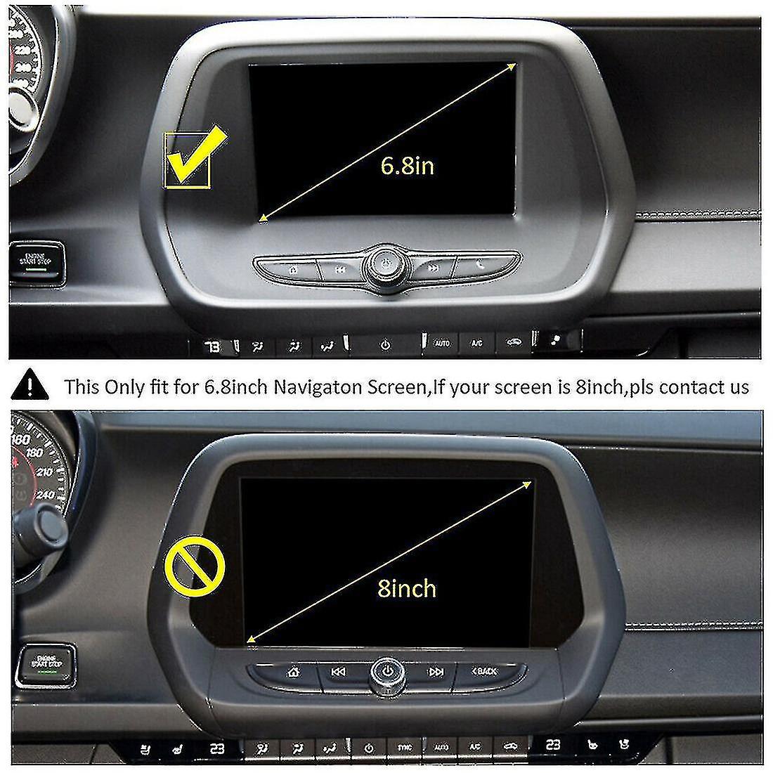 Compatible With Camaro Touch Screen Car Display Navigation Screen，small Screen