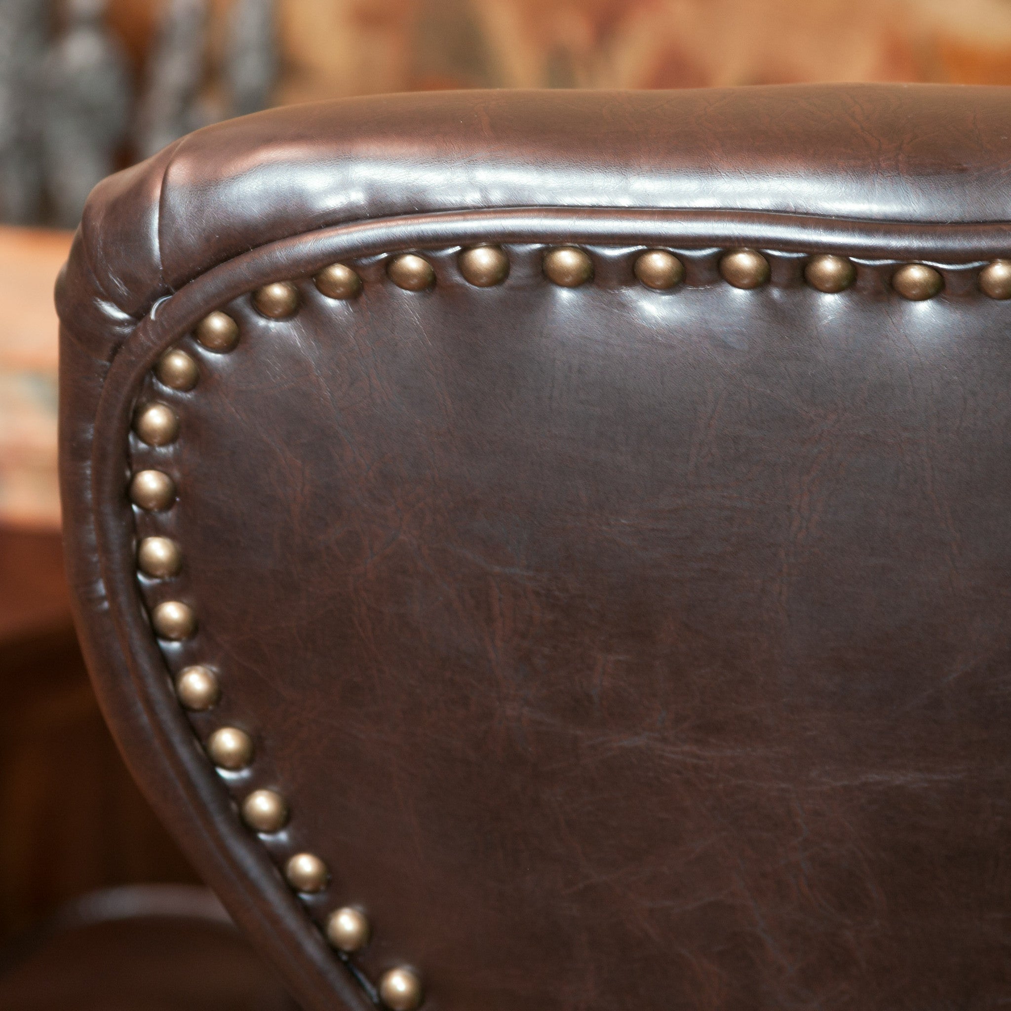 Romford Leather High Back Wingback Armchair