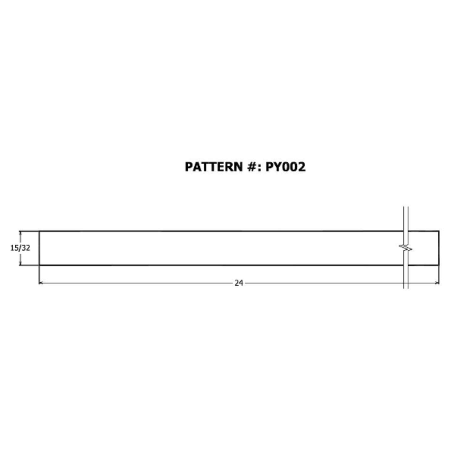 Alexandria Moulding 2 ft. W X 4 ft. L X 1/2 in. Plywood