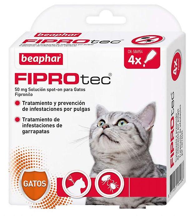 Beaphar Fiprotec Spot on Cat Solution 4 pipettes x 0，5 ml