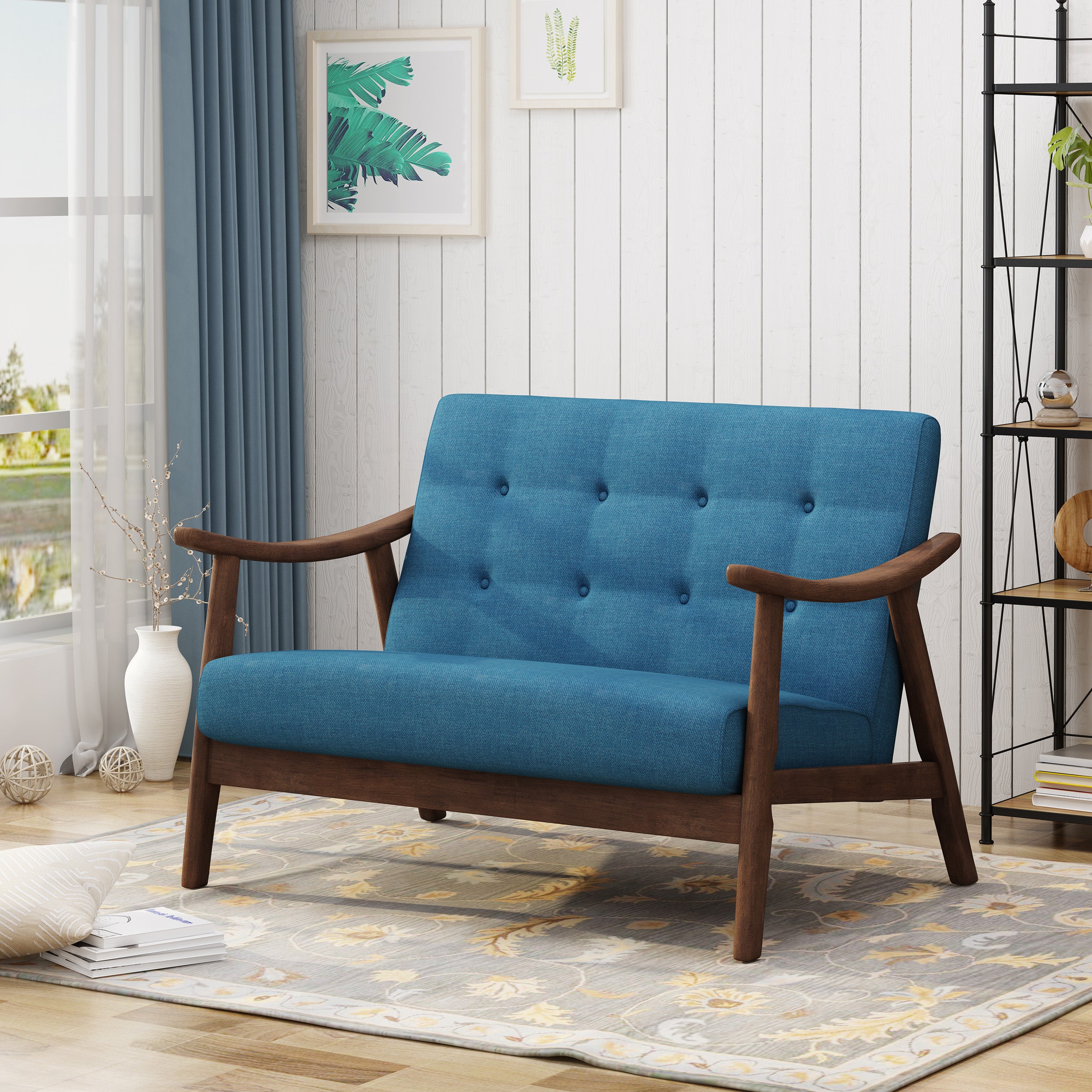 Redding Mid-Century Modern Settee