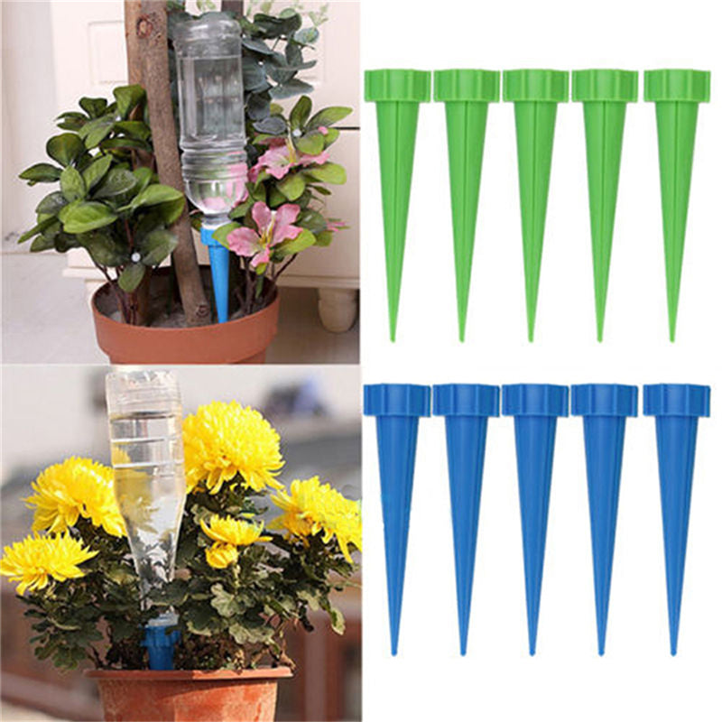 Automatic Garden Cone Watering Spike Plant Flower Waterers Bottle Irrigation Hot