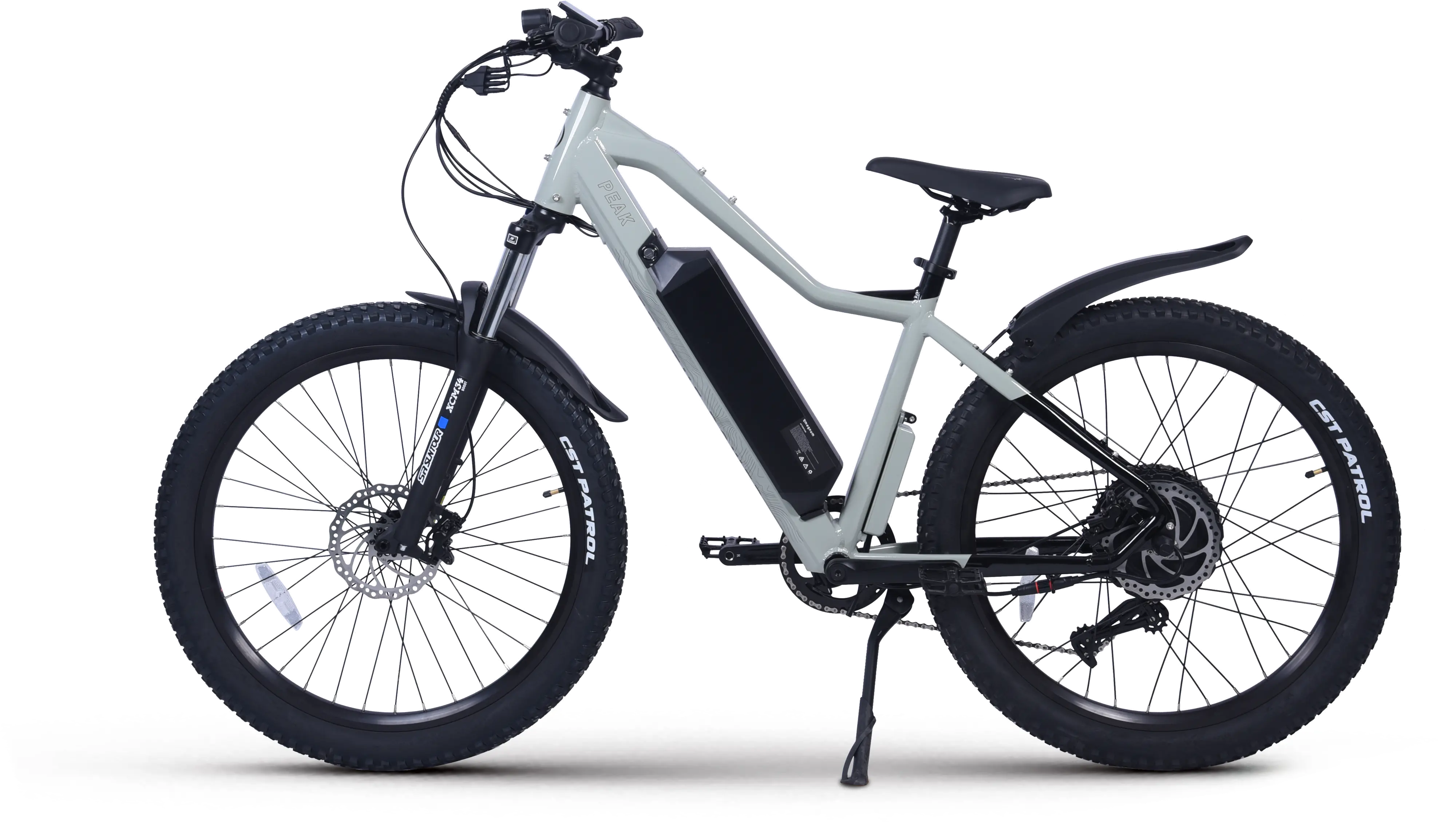 Magnum Peak T7 Gray Electric Mountain Bike