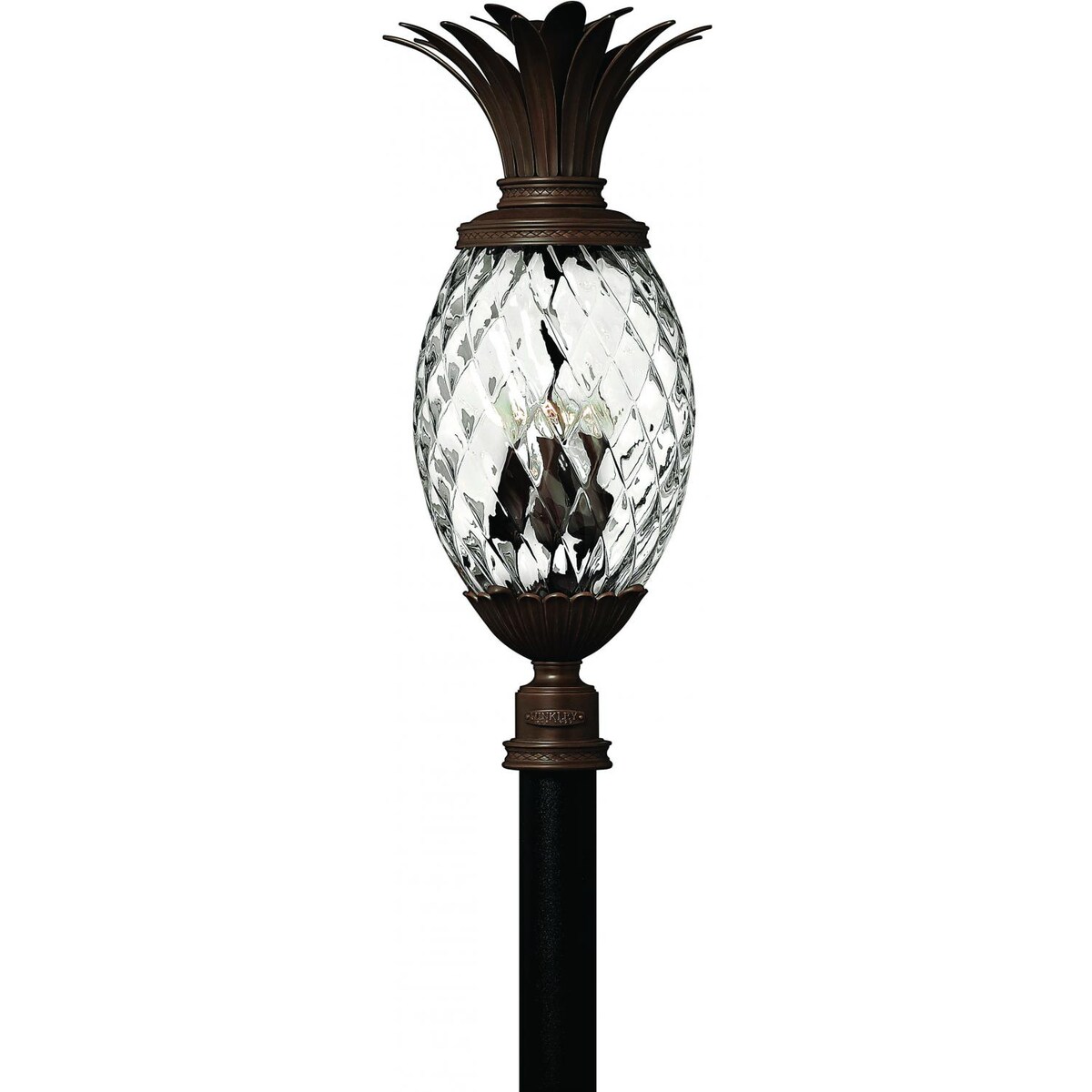 Hinkley Lighting Plantation Four Light 30-Inch Outdoor Post Light