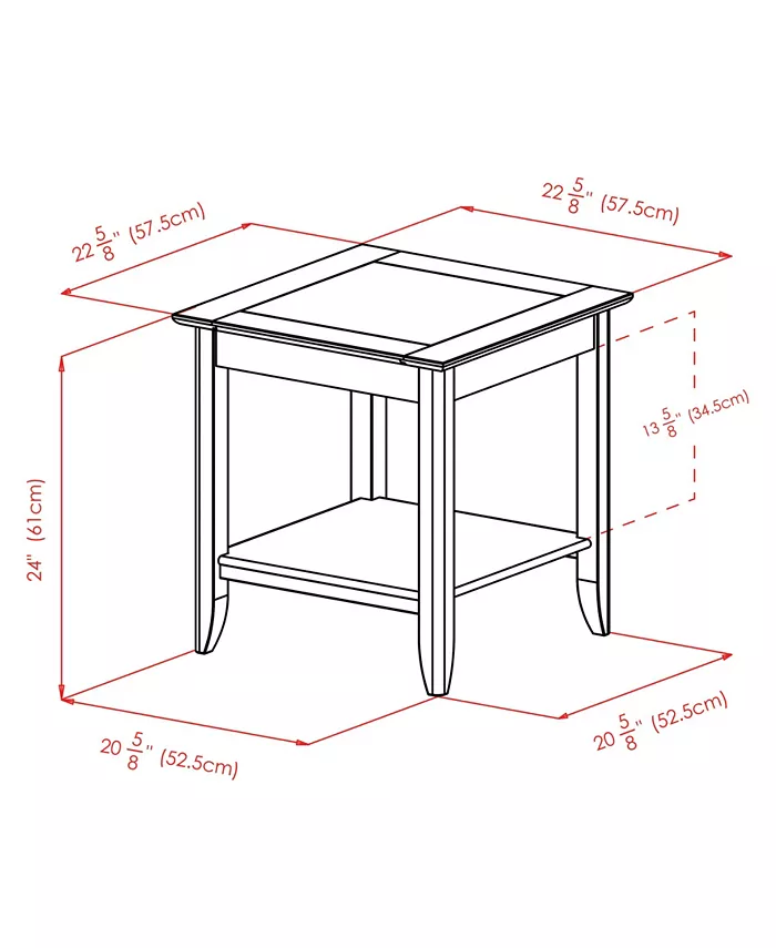 Winsome Santino 24.02 Wood Accent Table