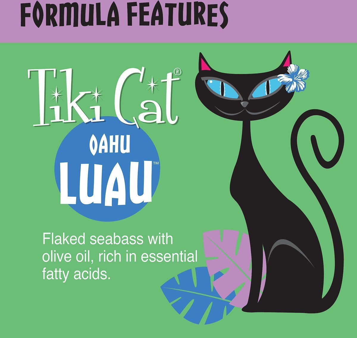 Tiki Cat Oahu Luau Seabass in Seabass Consomme Grain-Free Canned Cat Food