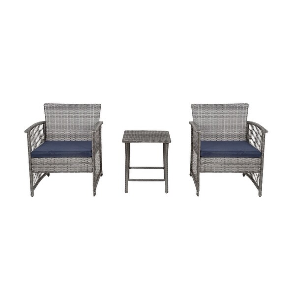 Heritage Outdoor 3piece Wicker Bistro Patio Set