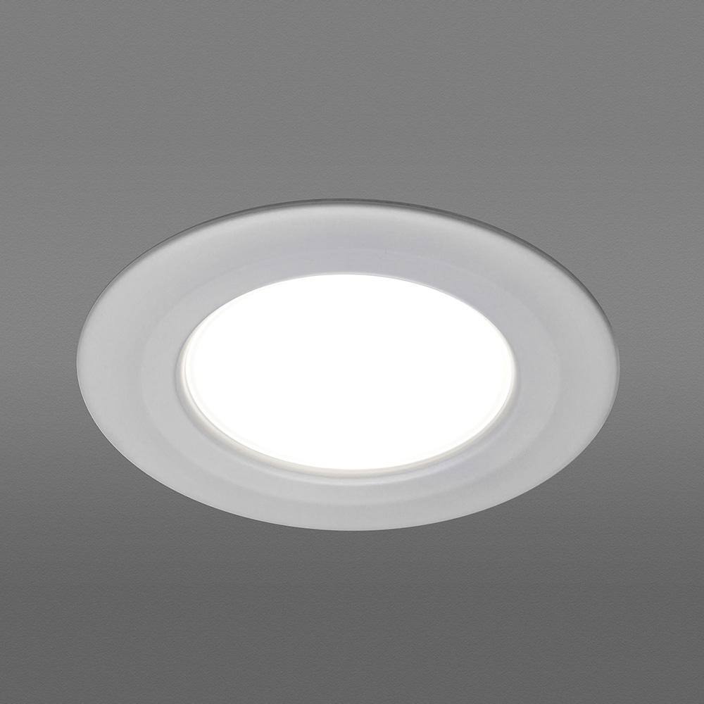 Commercial Electric 5 in.6 in. Smart Adjustable CCT Integrated LED Recessed Light Trim Powered by Hubspace New Construction Remodel 538561010