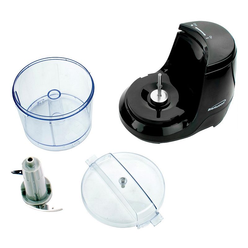 Brentwood 1.5 Cup Mini Food Chopper in Black