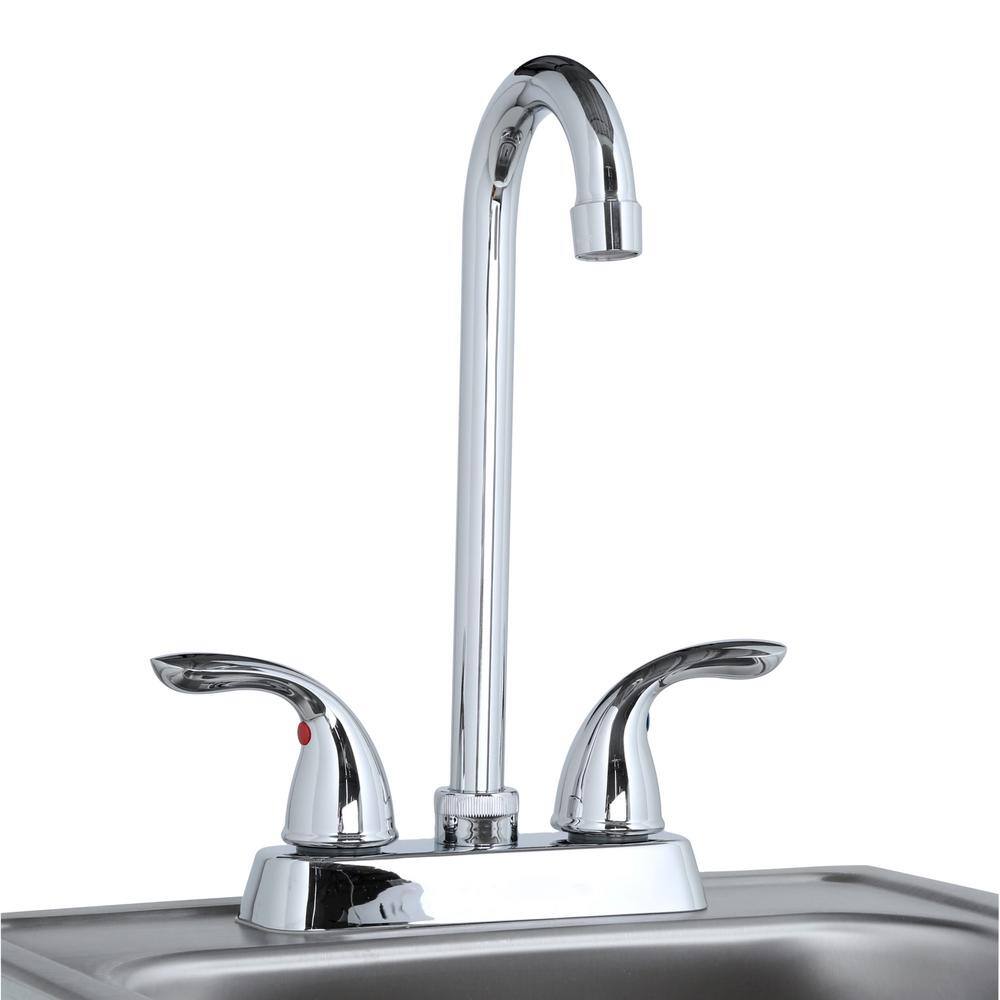 Elkay 15 in. Drop-in Single Bowl 20 Gauge Stainless Bar Sink with Faucet and Strainer Basket HD320874LFR