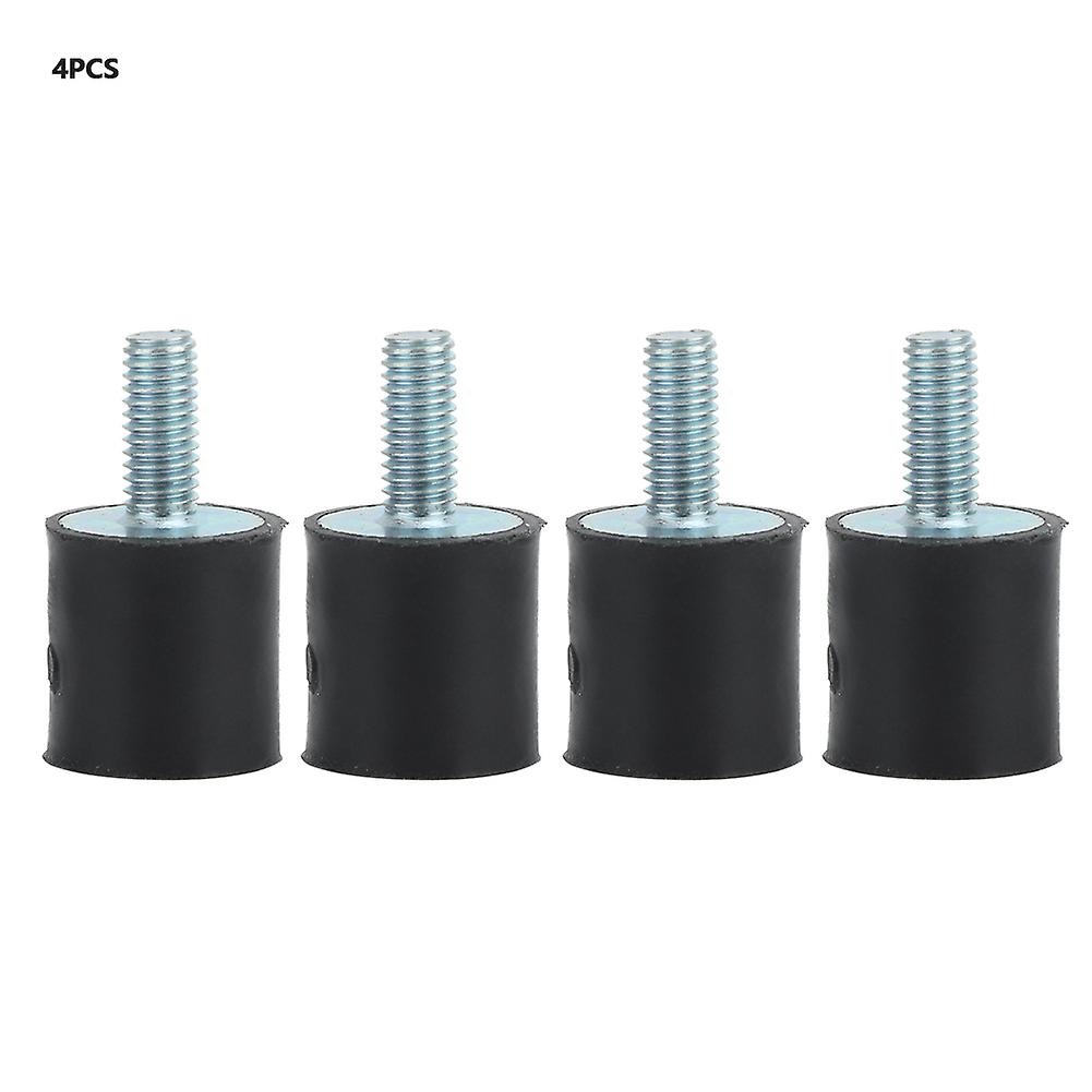 4pcs Anti Vibration Rubber Bobbin Mount Isolator Anti Shock Vibration Absorber (ve15*15 M4*10)