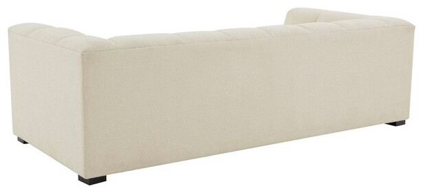 Safavieh Couture Petryna Boucle Tufted Sofa Creme   Sofas   by Safavieh  Houzz