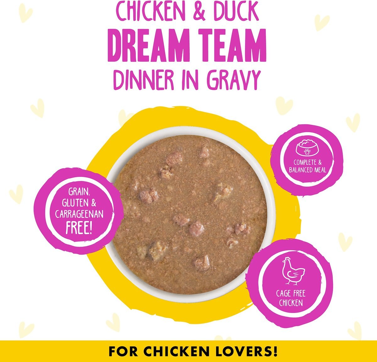 BFF OMG Dream Team! Chicken and Duck in Gravy Wet Canned Cat Food