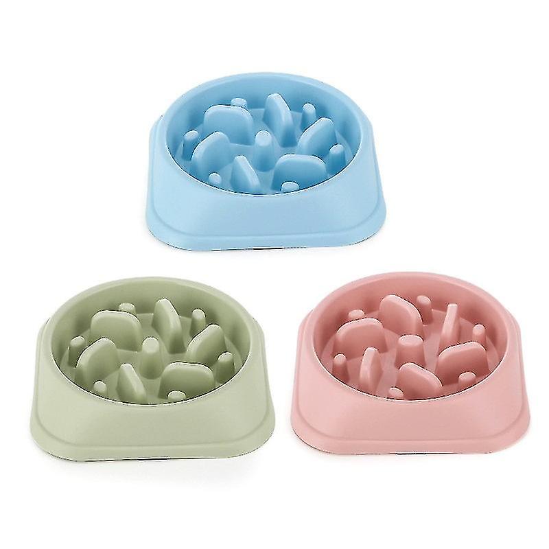 Slow Bowl For Dogs， Slow Nteractive For Pets Durable Non-slip Pet Bowl ()