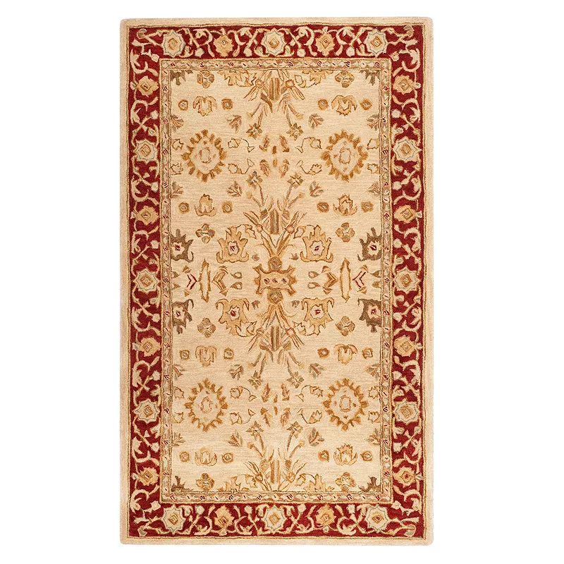 Safavieh Anatolia Madelyn Framed Floral Wool Rug